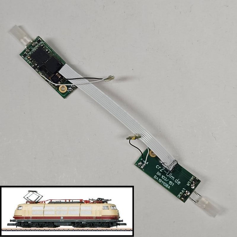Umbauplatine Digital für Elektrolokomotive Baureihe 103.1