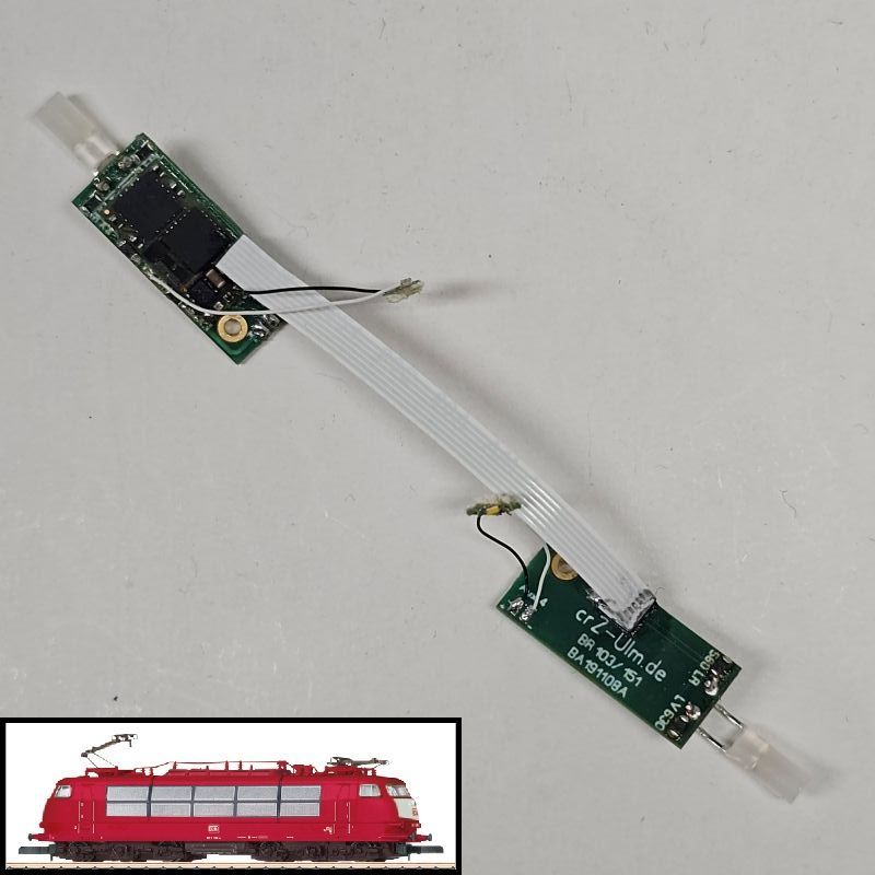 Umbauplatine Digital für Elektrolokomotive Baureihe 103.1