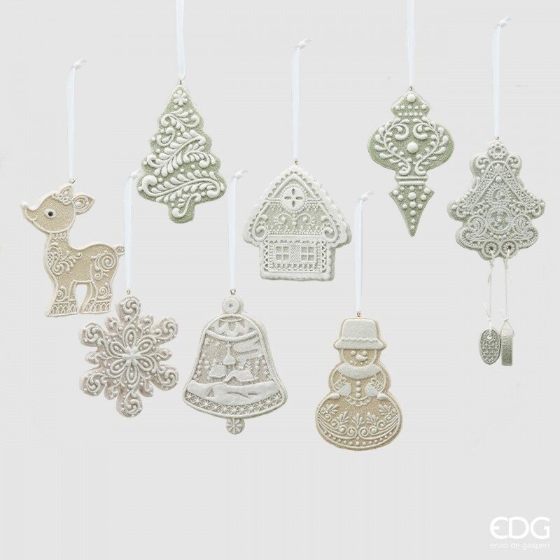 DECORO ALBERO DI NATALE EDG | DECORAZIONE BISCOTTI DI MARZAPANE
