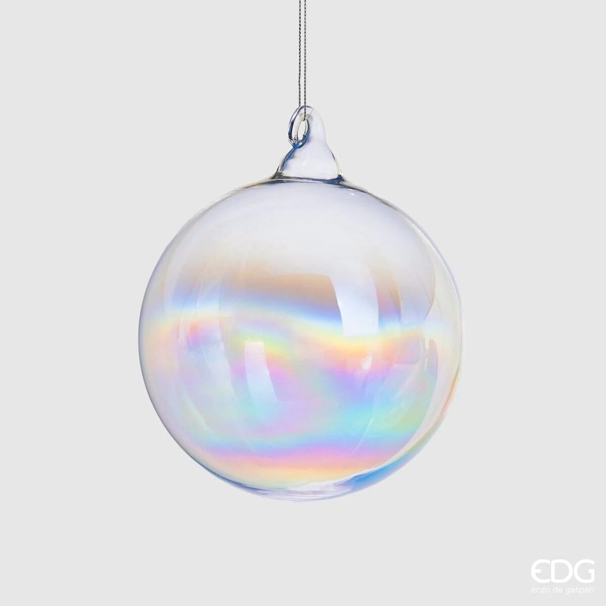 EDG | DECORAZIONE PALLA IN VETRO IRIDE D.10