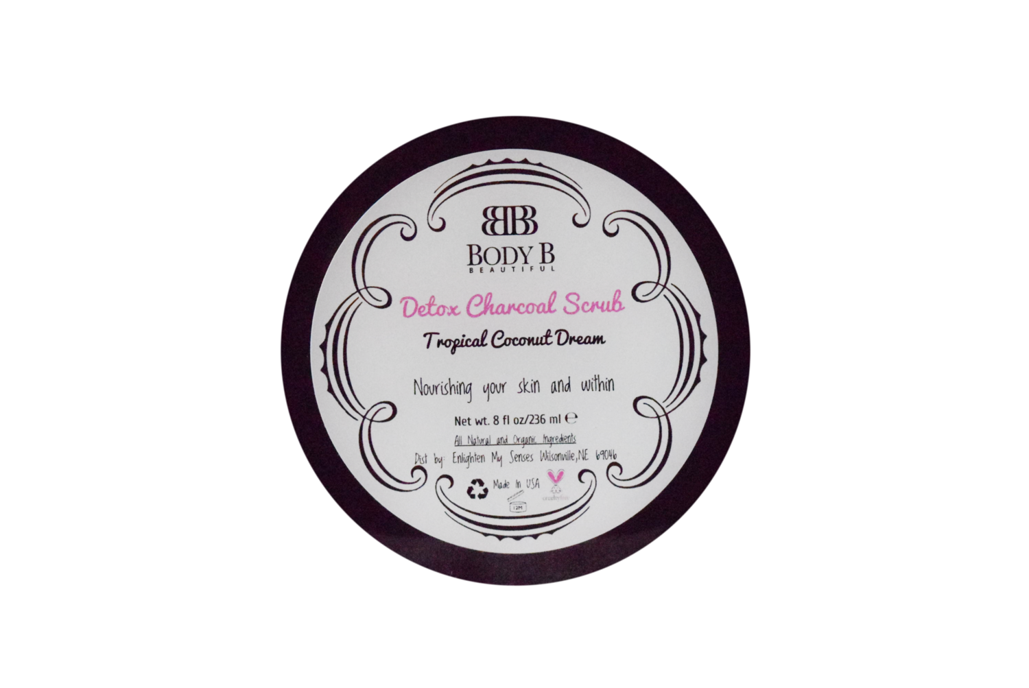 Detox Charcoal Scrub-Tropical Coconut Dream
