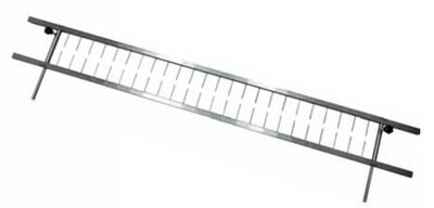 ASTE PER PANETTONI IN ACCIAIO INOX AISI 304 lunghezza mm 2000