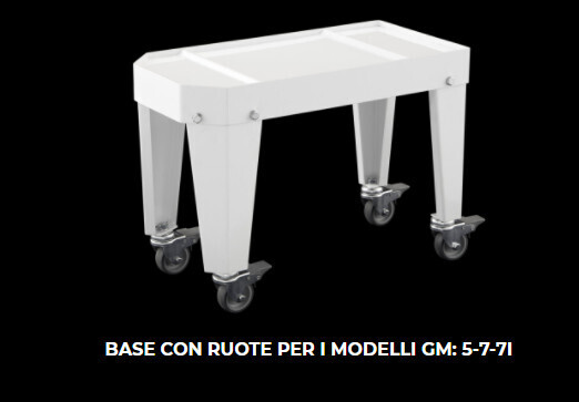 BASE SU ROUTE PER  IMPASTATRICE mod. GM5 e GM7