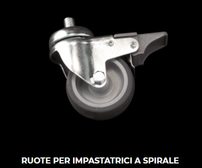 IMPASTATRICE a SPIRALE VASCA e TESTA FISSA per PIZZERIA GM 33 TRIFASE ed INVERTER