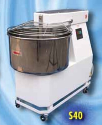 IMPASTATRICE A SPIRALE "FIMA" mod. S40 trifase DOPPIA VELOCITA' - 40 kg d'impasto