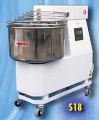 IMPASTATRICE A SPIRALE "FIMA" mod. S18 trifase DOPPIA VELOCITA' - 18 kg d'impasto