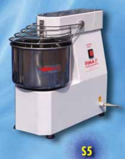 IMPASTATRICE A SPIRALE "FIMA" mod. S5 monofase - 5 kg d'impasto