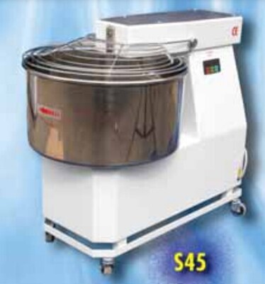 IMPASTATRICE A SPIRALE "FIMA" mod. S45 trifase DOPPIA VELOCITA' - 45 kg d'impasto