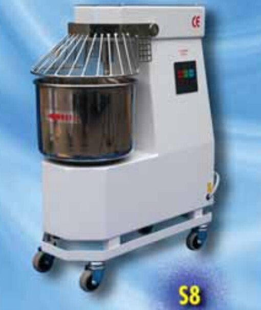 IMPASTATRICE A SPIRALE "FIMA" mod. S8 monofase - 8 kg d'impasto