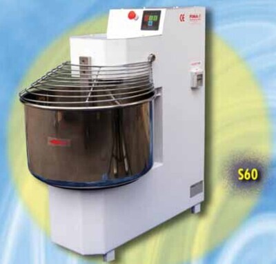 IMPASTATRICE A SPIRALE "FIMA" mod. S60 trifase DOPPIA VELOCITA' - 60 kg d'impasto