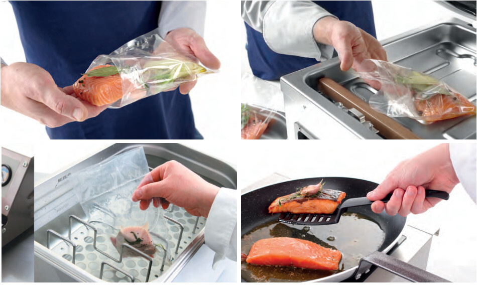 VASCA GN 1/1 per SISTEMA di COTTURA a BASSA TEMPERATURA