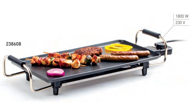PIASTRA per GRILL "TEPAN-YAKI" cm 439x228x110h