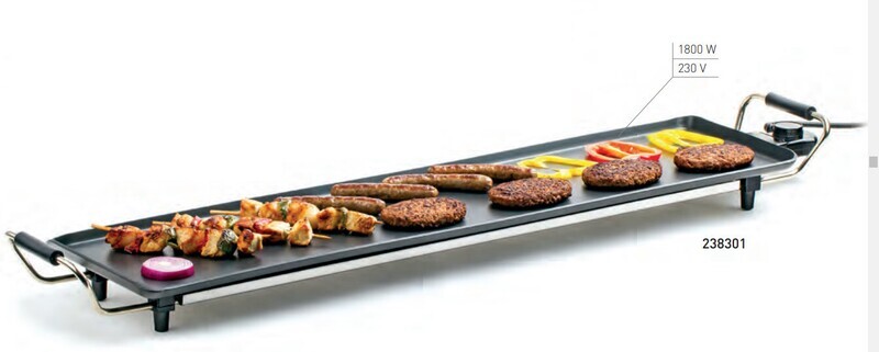 PIASTRA per GRILL "TEPAN-YAKI" cm 893X217x110h