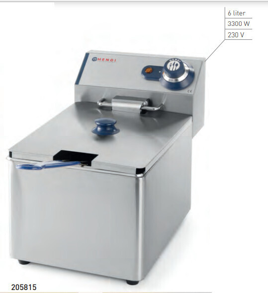 FRIGGITRICE  BLU STANDARD da BANCO ELETTRICA per GASTRONOMIA - 6 LITRI