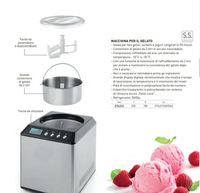 MACCHINA PER IL GELATO