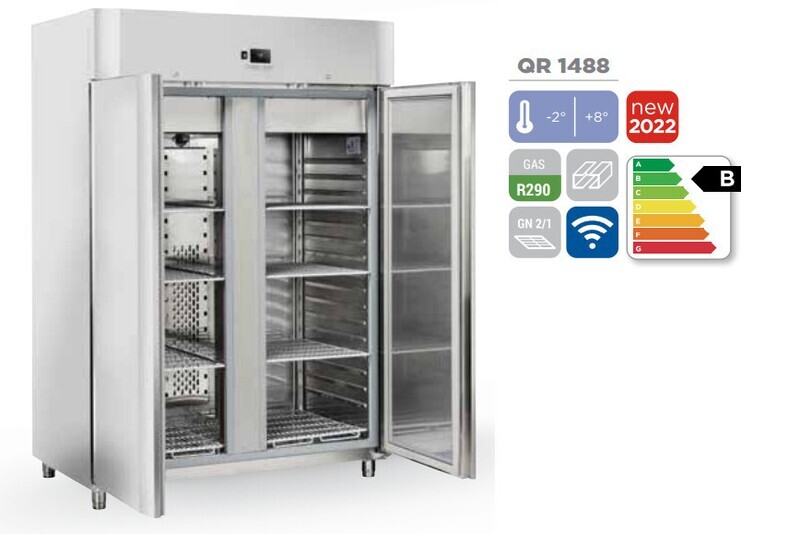 ARMADIO FRIGORIFERO SERIE PLUS LINE - CONTROLLO DIGITALE CON FUNZIONE WI.FI - 2 PORTE TEMPERATURA -2°+8°