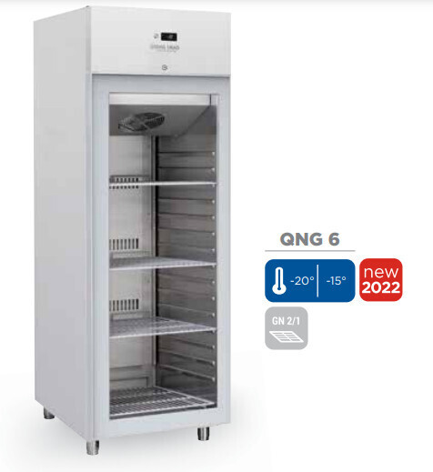 ARMADIO FRIGORIFERO SERIE STANDARD - 1 PORTA A VETRO - TEMPERATURA -15°-20°