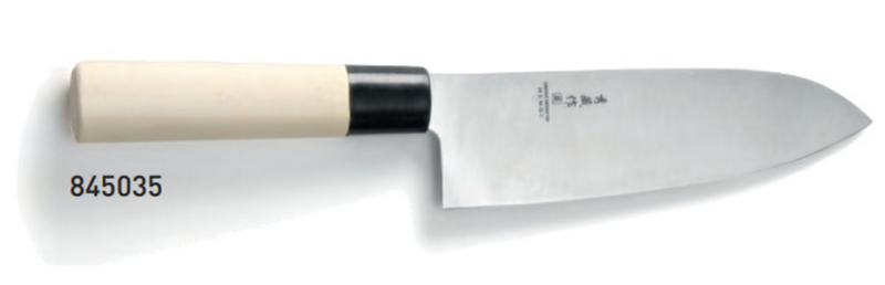 COLTELLO GIAPPONESE per "SANTOKU" lama da 165mm