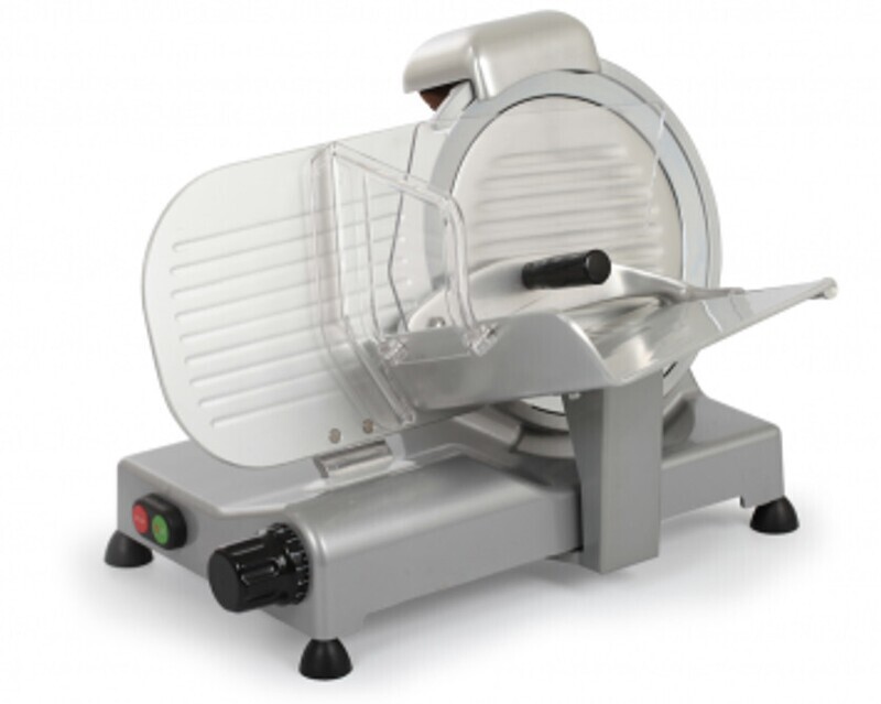 AFFETTATRICE PROFESSIONALE in ALLUMINIO PRESSOFUSO a GRAVITA' - mod. "ES 220 FR CEV" LINEA PLUS