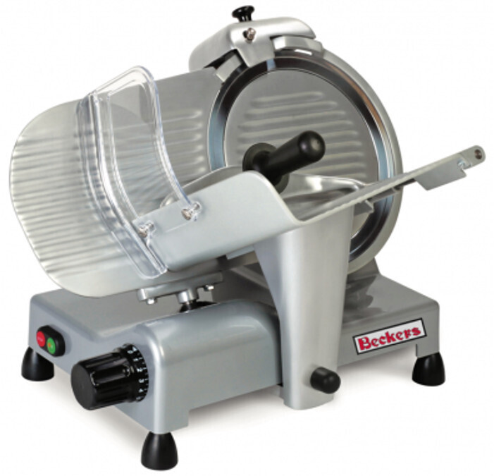 AFFETTATRICE PROFESSIONALE in ALLUMINIO PRESSOFUSO a GRAVITA' - mod. "ES 300 FR CEV" LINEA PLUS
