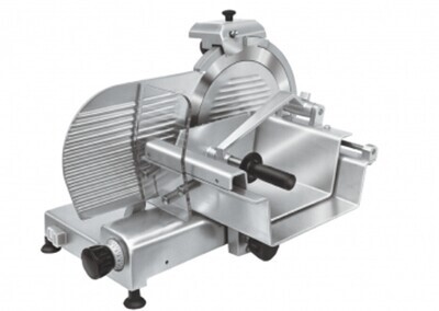AFFETTATRICE PROFESSIONALE VERTICALE PER CARNE in ALLUMINIO ANODIZZATO - mod. "VC S 300 FR BLC CEP" LINEA STANDARD