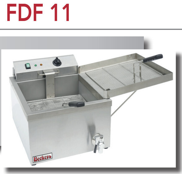 FRIGGITRICE per PASTICCERIA da BANCO ELETTRICA  - 11 LITRI