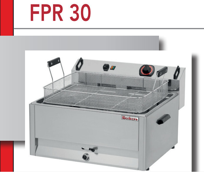 FRIGGITRICE per PASTICCERIA da BANCO ELETTRICA  - 30 LITRI