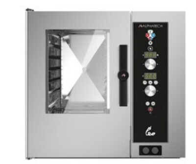 FORNO a CONVEZIONE ELETTRICO "LEO" per  7 TEGLIE GN 1/1 - cm 40x60 - CONTROLLO ELETTRONICO "S"