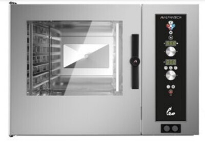 FORNO a CONVEZIONE a GAS METANO/GPL "LEO" per  14 TEGLIE GN 1/1 - 7 GN 2/1 CONTROLLO ELETTRONICO "S"