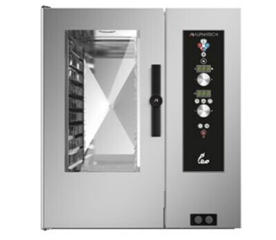 FORNO a CONVEZIONE a GAS METANO/GPL "LEO" per  10 TEGLIE GN 1/1 - cm 40x60 - CONTROLLO ELETTRONICO "S"