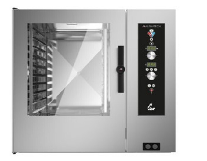 FORNO a CONVEZIONE a GAS METANO/GPL "LEO" per  20 TEGLIE GN 1/1 - 10 GN 2/1 CONTROLLO ELETTRONICO "S"