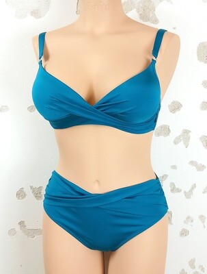 Beachlife Bikini halter fluweel blauw 070112/ 070201