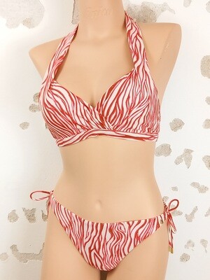 Beachlife Bikini halter koraal oranje 170123