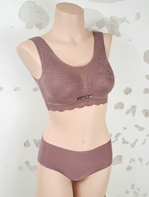 Anita Bralette LACE zonder beugel taupe 5400