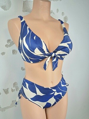 Triumph Bikini halter soft blauw blad blauw 10214577/ 10214508
