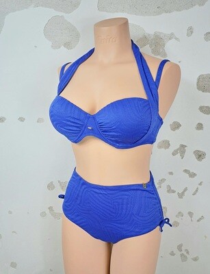 Ten Cate Wow Bikini multiway blue wave bandeau blauw 20346/20348/20325