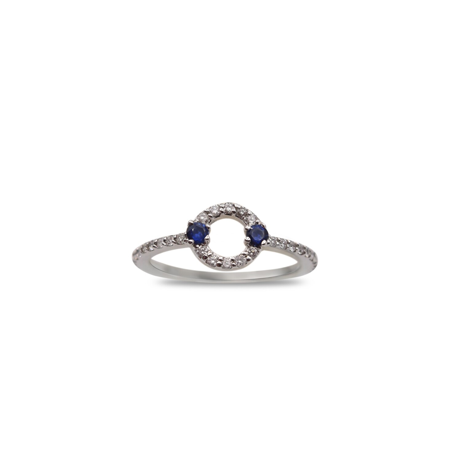 Sapphire Crusted Ring