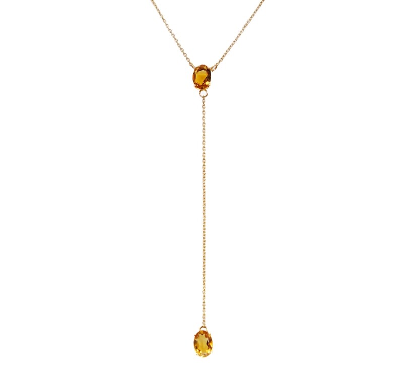 Citrine necklace