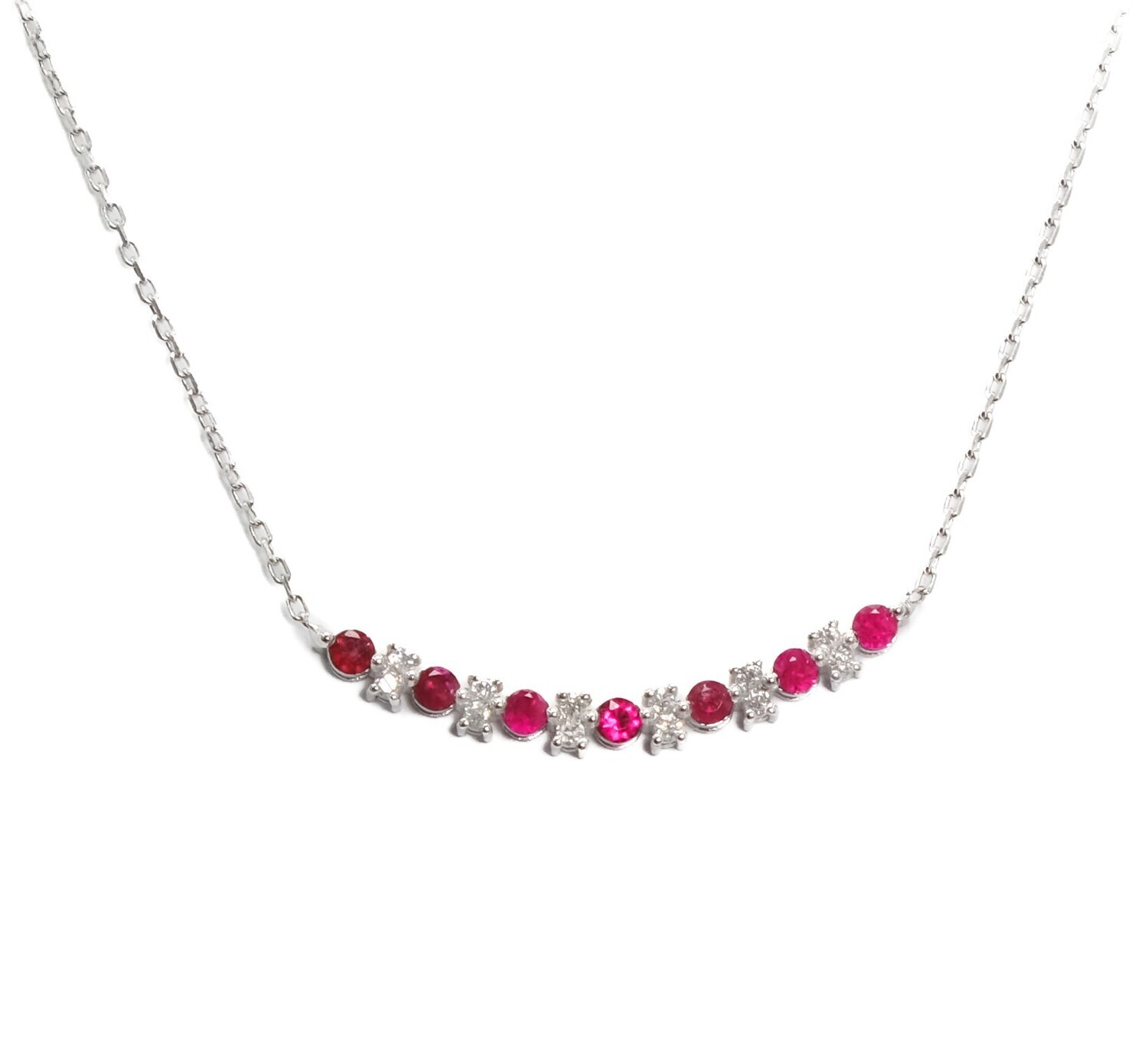 Ruby and Diamonds necklace