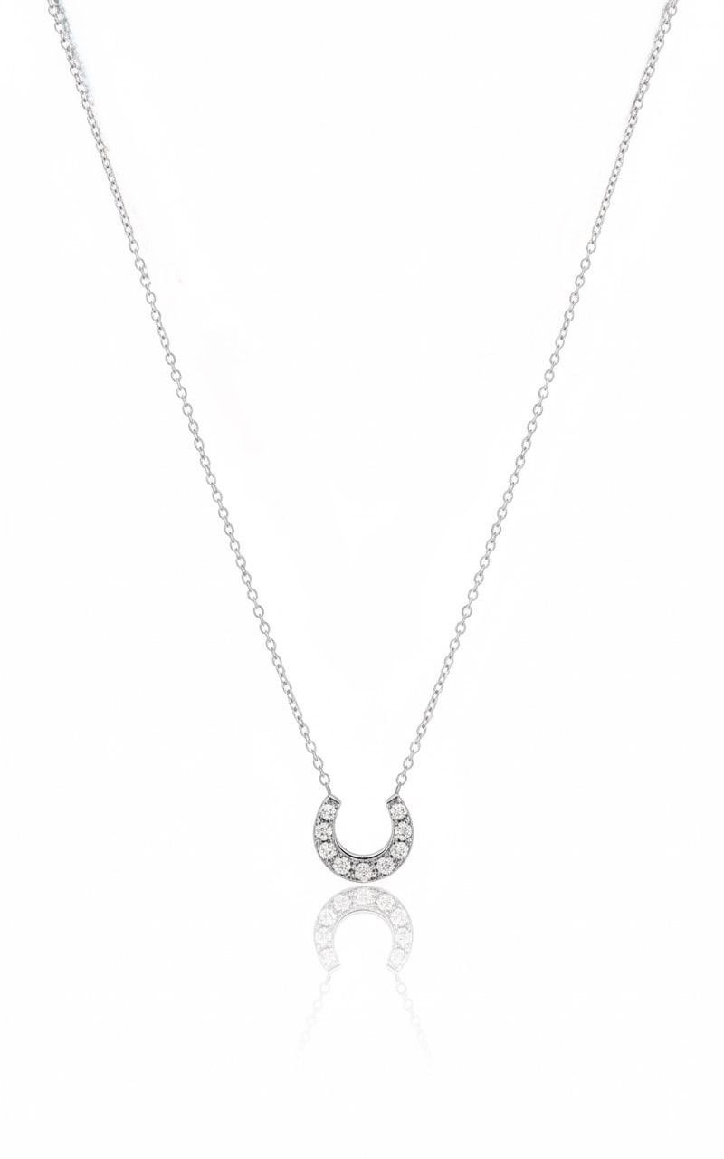 Celeste horseshoe pendant