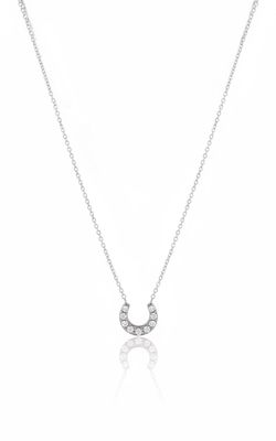 Celeste horseshoe pendant