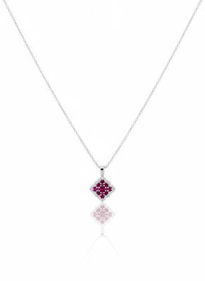 Luminous lozenge pendant