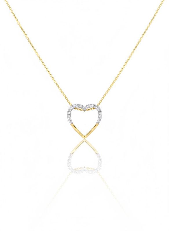 Amour diamond necklace