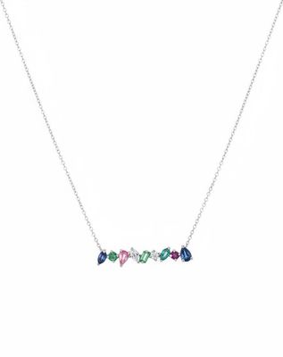 Rainbow gems necklace