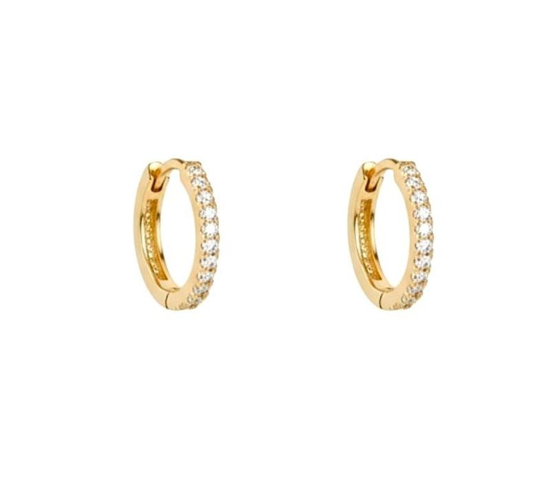 Yellow Hoop Earrings