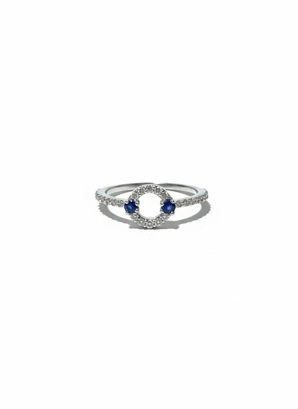 Sapphire Crusted Ring