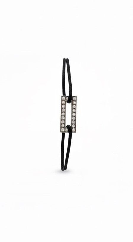 Black rope bracelet