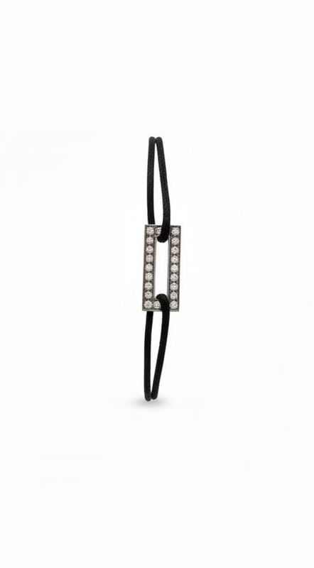 Black rope bracelet