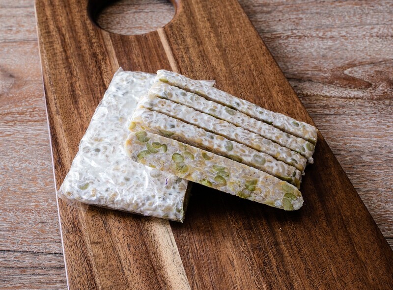 Fresh Unpasteurised Organic Brown Rice Mix Tempe