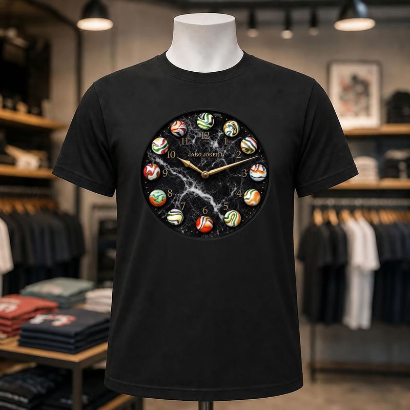 Jabo Joker 1 Time Short Sleeve Black Tee Shirt